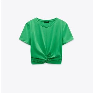 Zara Knotted T Shirt